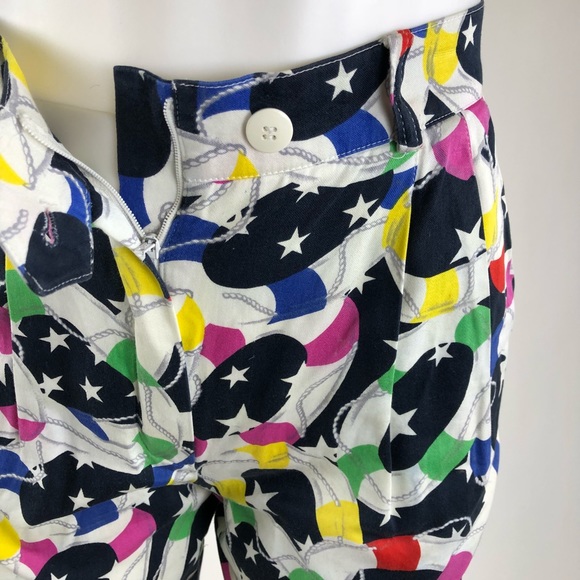 Escada colorful high waisted shorts - Picture 5 of 8